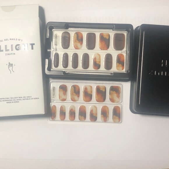 BRAND NEW Box - Zinipin  / GelLight Semi Cured Gel Nail Strips - SALON COLOR - Picture 3 of 10